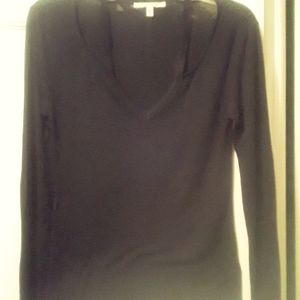 SALE.   Express ladies long sleeve black shirt.  WAS 18.00 NOW 15.00
